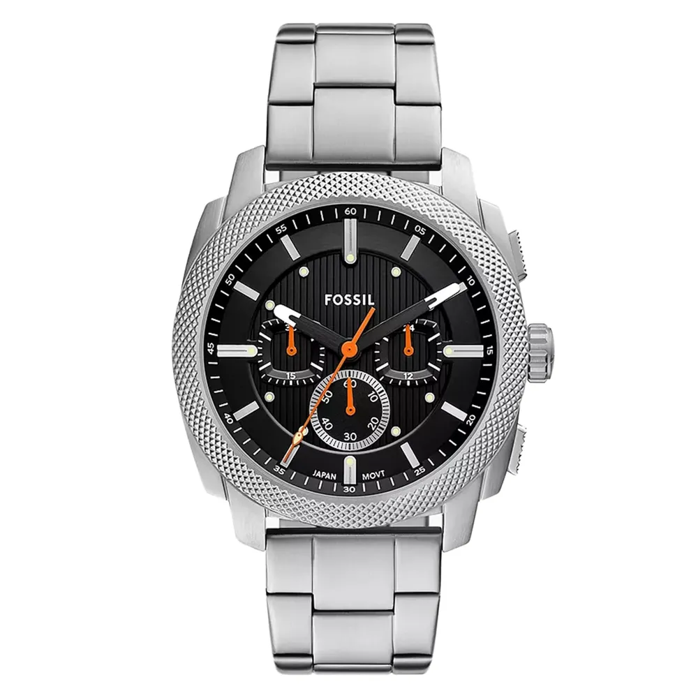 Fossil Machine Stainless Steel Black Chronograph FS6095