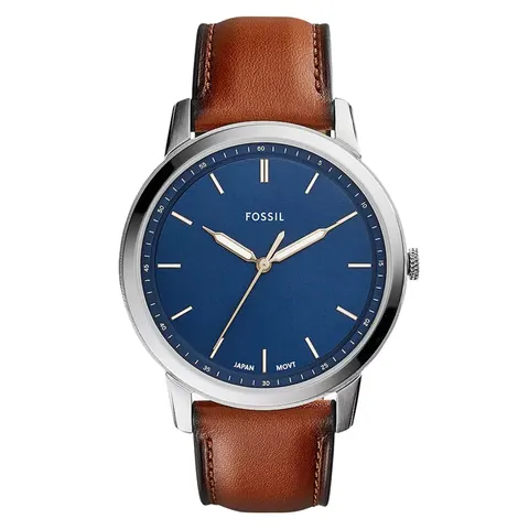 Fossil Minimalist Blue Dial
