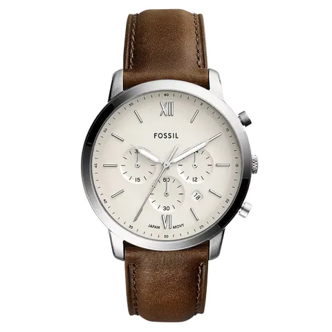 Fossil Neutra Stainless Steel Black Chronograph