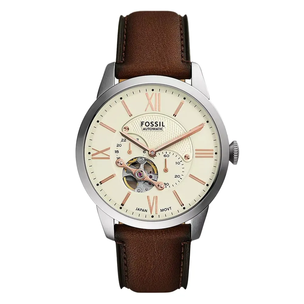 Fossil Townsman Automatic Brown Leather ME3266