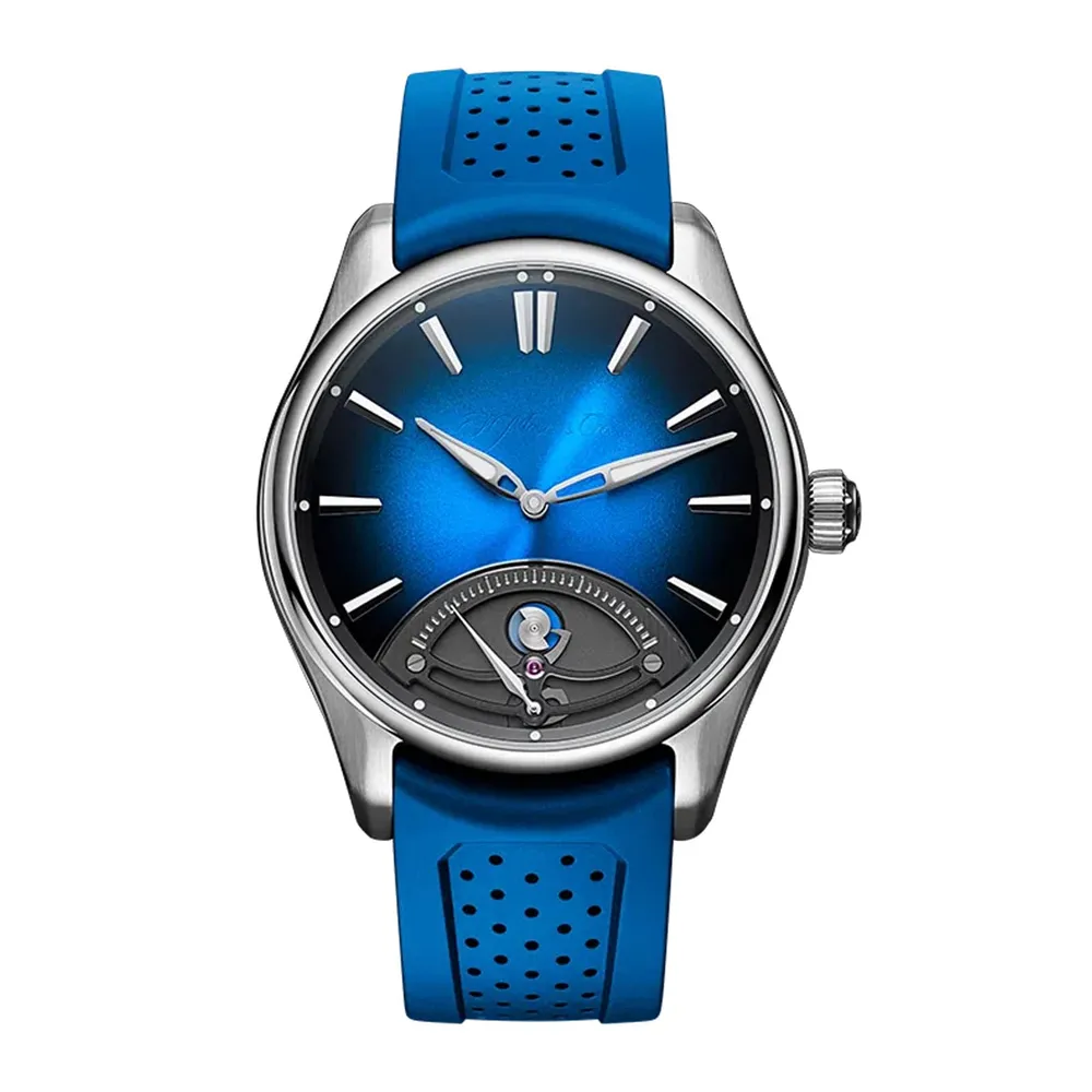 H. Moser & Cie Pioneer Retrograde Seconds Midnight Blue 3250-1200