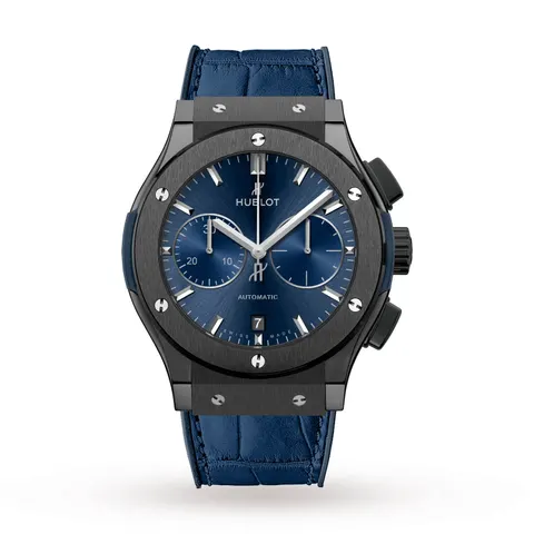 Hublot Classic Fusion Ceramic Blue Chronograph