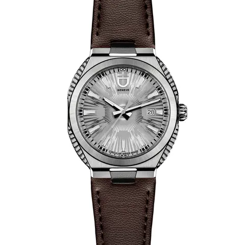 ID Genève Circular S Silver Dial Fluted Sides