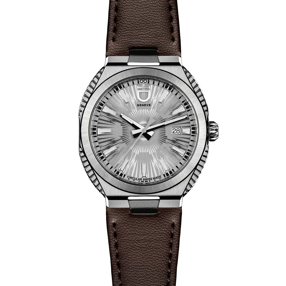ID Genève Circular S Silver Dial Fluted Sides 2020.121G
