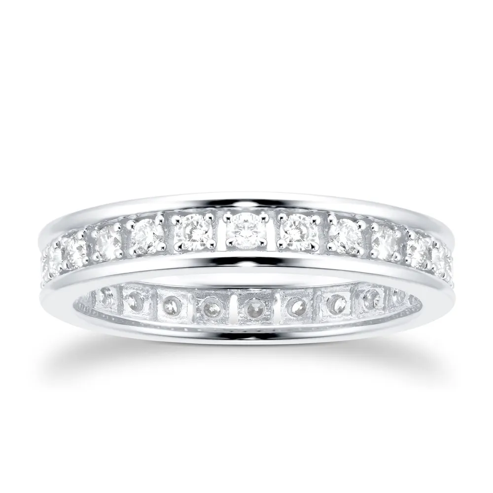 18ct White Gold 0.50ct Diamond Eternity Ring