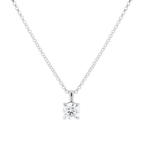 Goldsmiths 18ct White Gold 1.00cttw Diamond Pendant