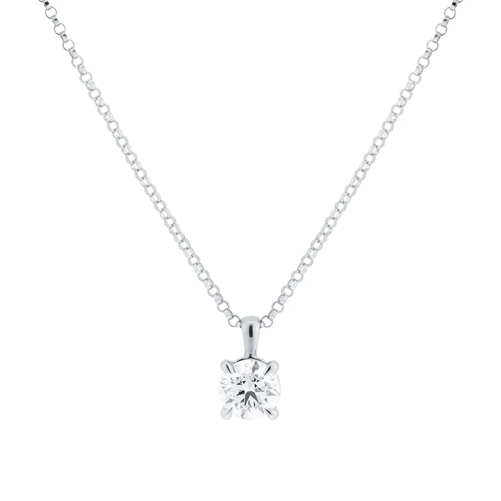 18ct White Gold 1.00cttw Diamond Pendant
