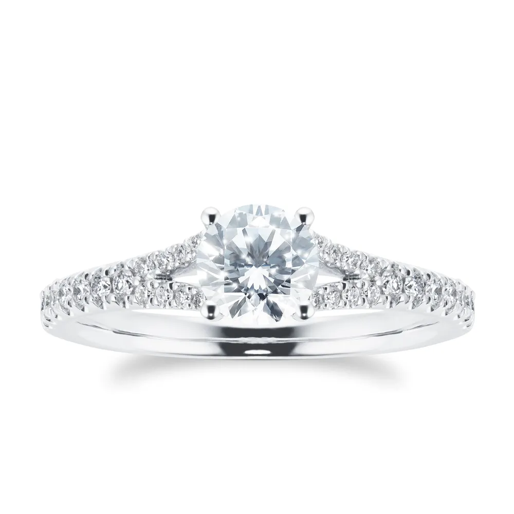 18ct White Gold 1ct Diamond Engagement Ring