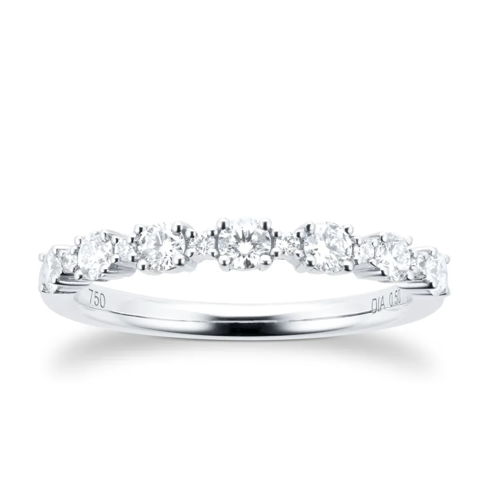 18ct White Gold Diamond Eternity Ring