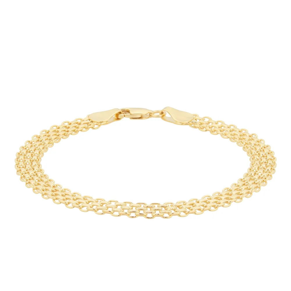 18ct Yellow Gold Bismark Bracelet