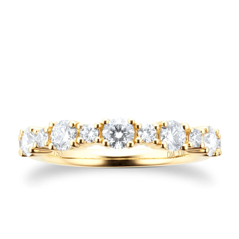 18ct Yellow Gold Diamond Eternity Ring