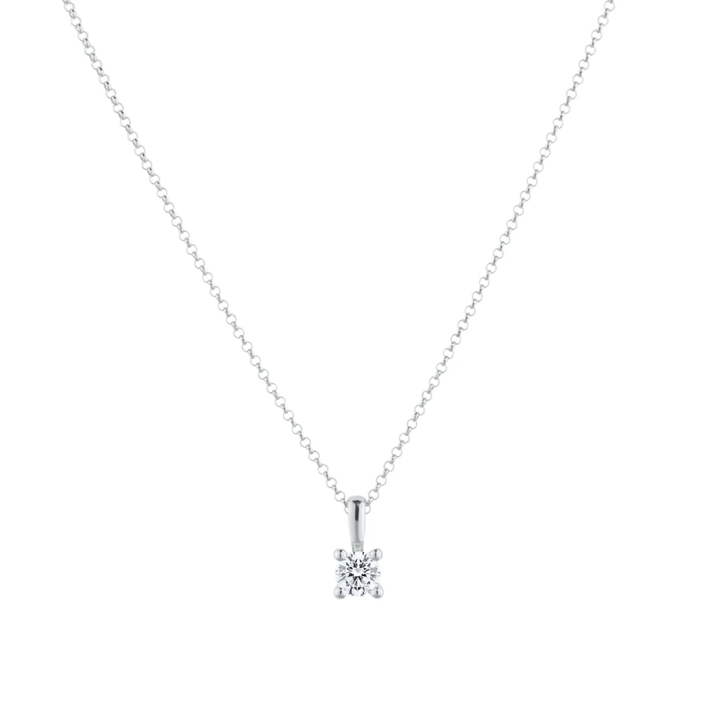 9ct White Gold 0.50cttw Diamond Pendant