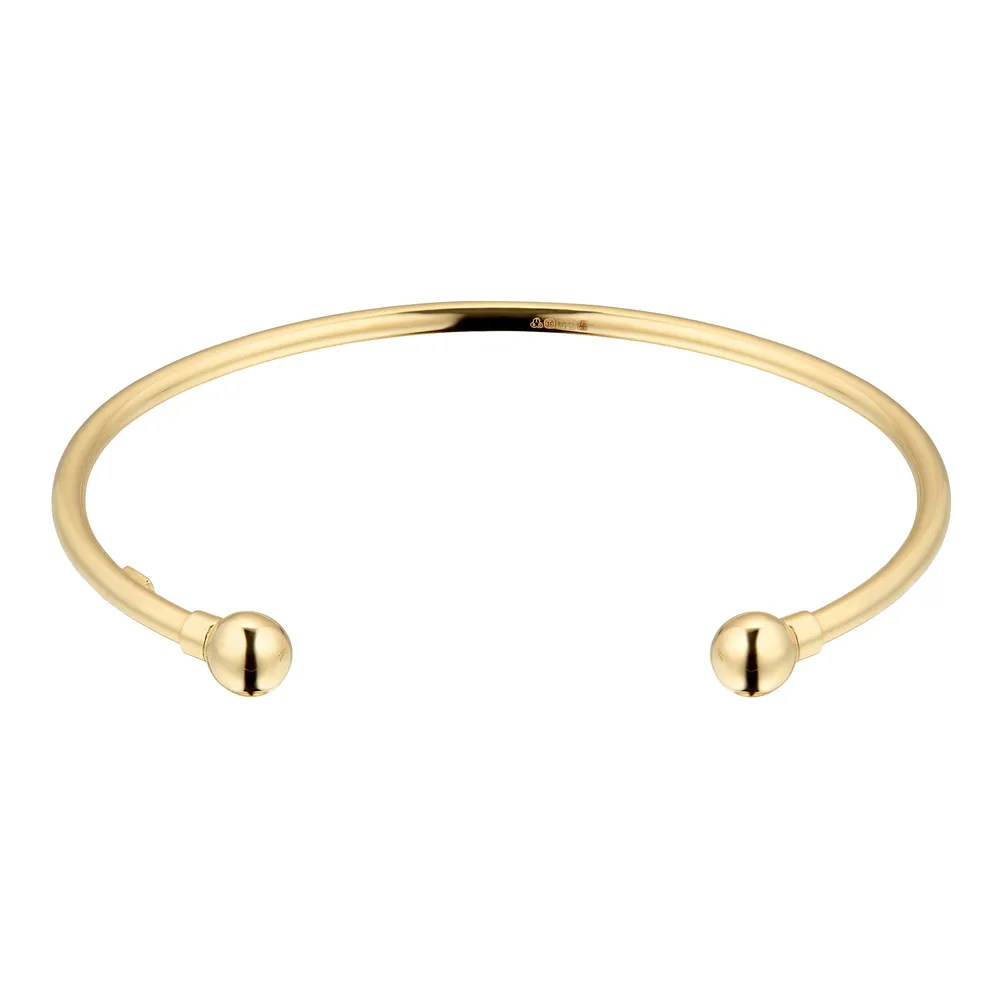 9ct Yellow Gold 2.5mm Bangle