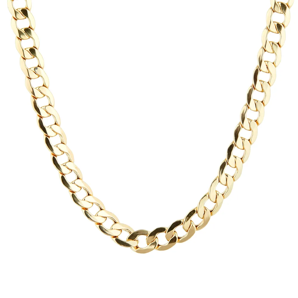 9ct Yellow Gold 20 Inch Curb Chain