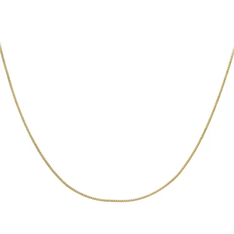 Goldsmiths 9ct Yellow Gold 45cm (18") Curb Chain 0.6 Width
