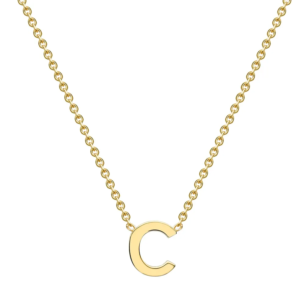 9ct Yellow Gold Letter C Pendant
