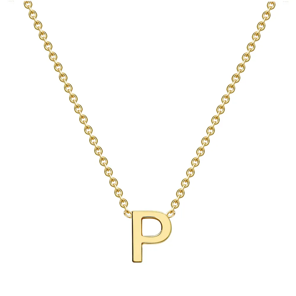 9ct Yellow Gold Letter P Pendant
