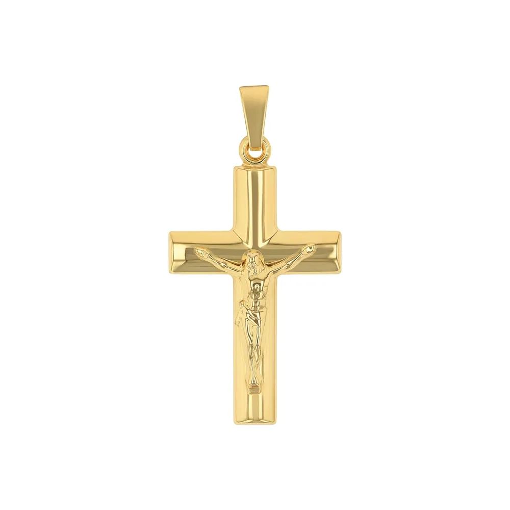 AMOR 9ct Yellow Gold Cross Pendant