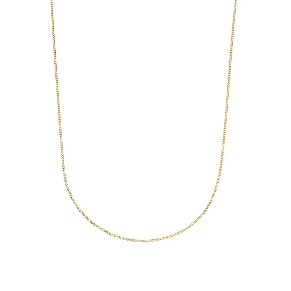 AMOR 9ct Yellow Gold Necklace - 35cm
