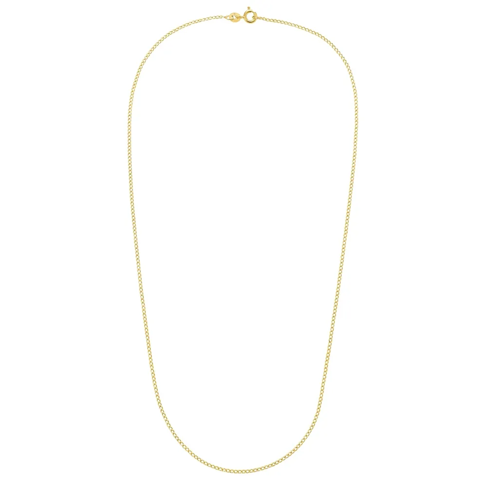 AMOR 9ct Yellow Gold Necklace - 50cm
