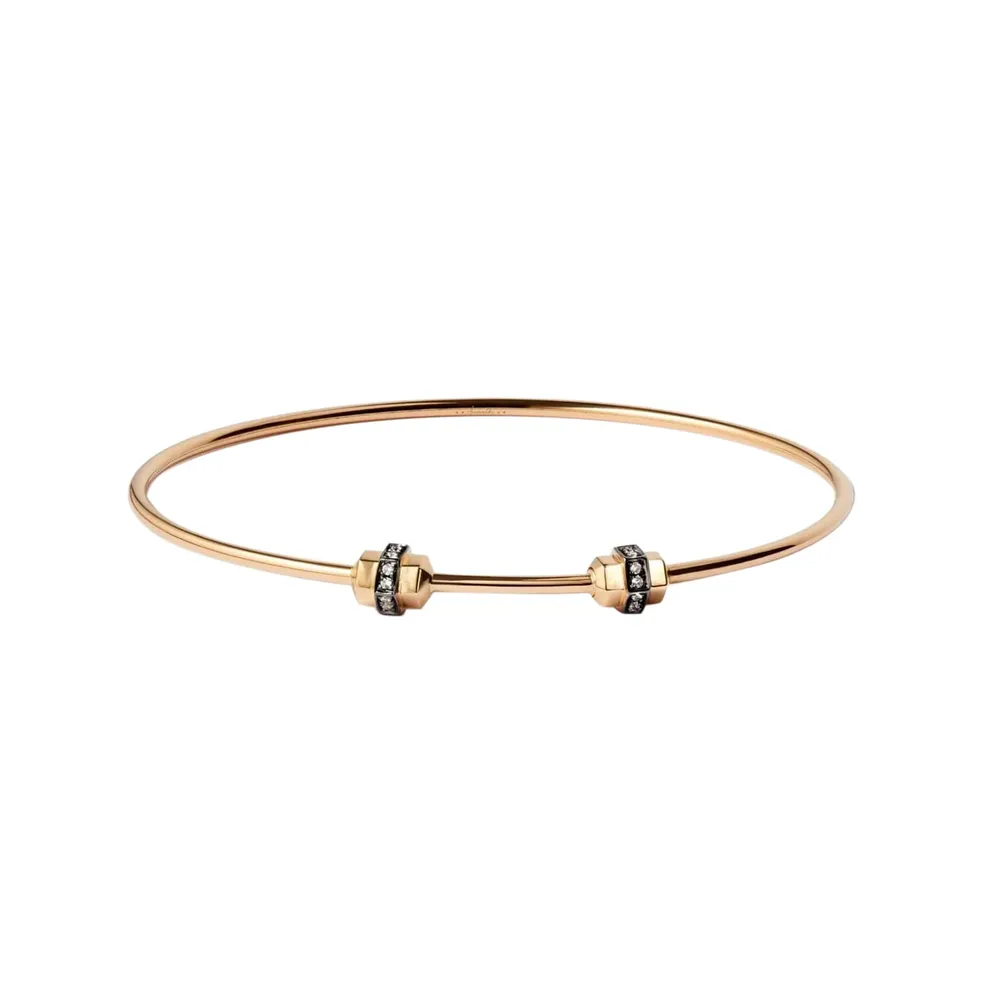 Annoushka Mythology Charm Bangle In 18ct Yellow Gold With Sapphires