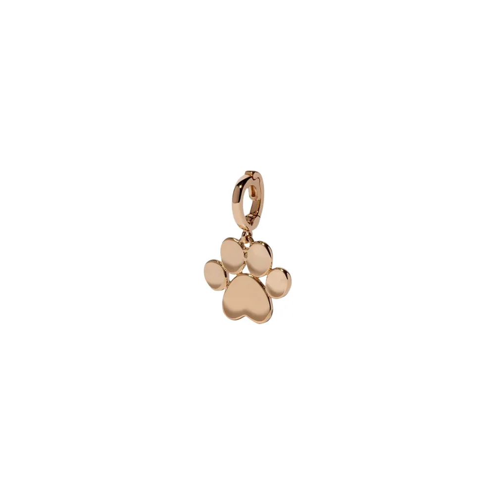 Annoushka Paw Print Charm Pendant In 18ct Yellow Gold