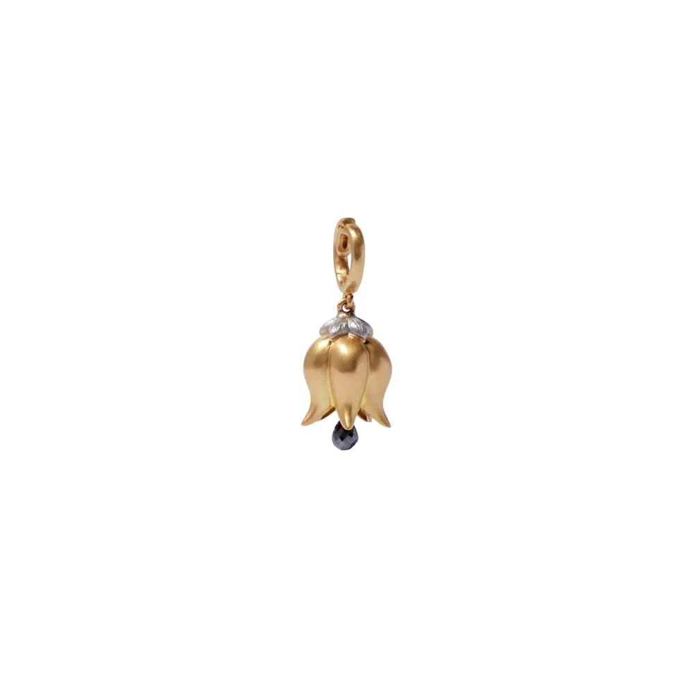 Annoushka Tulips Pendant In 18ct Yellow Gold With Briolette Spinel