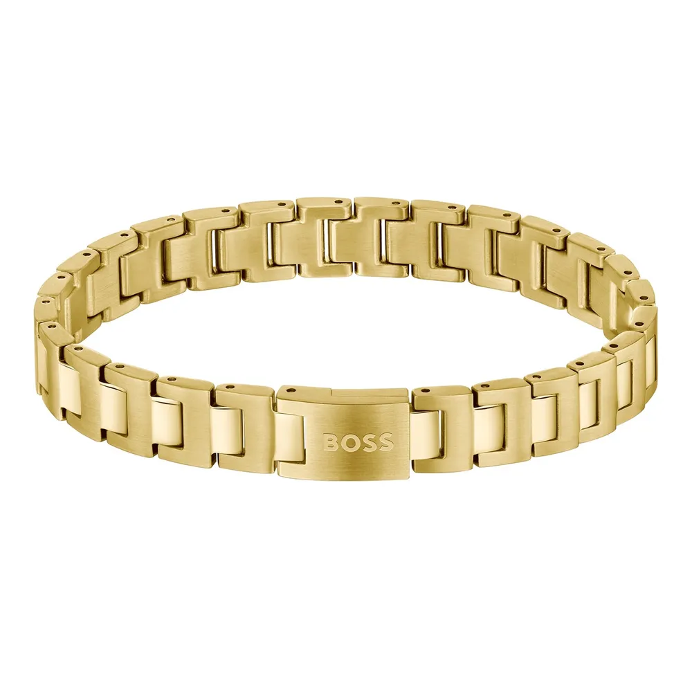 Boss Gents BOSS Candor Yellow Gold Coloured Bracelet
