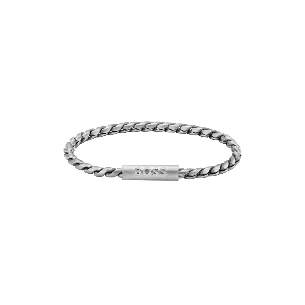 Boss Gents BOSS Doran Stainless Steel Chain Link Bracelet