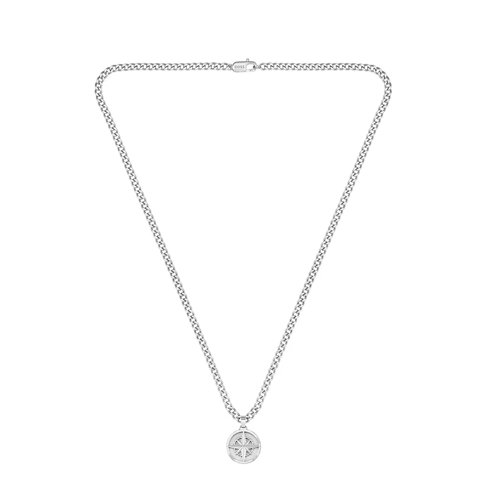 Boss Gents BOSS North Stainless Steel Chain Pendant