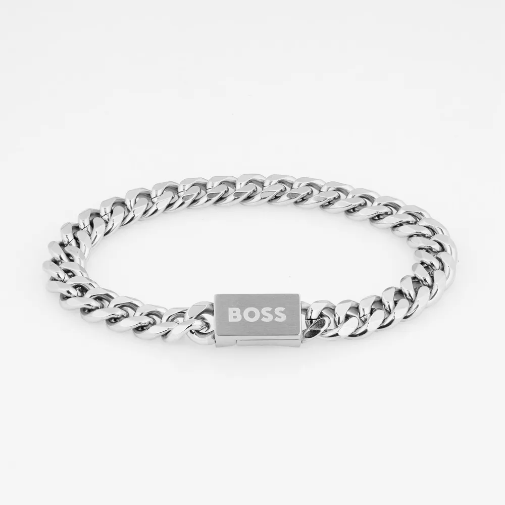 Boss Gents BOSS Stainless Steel Chain Link Bracelet