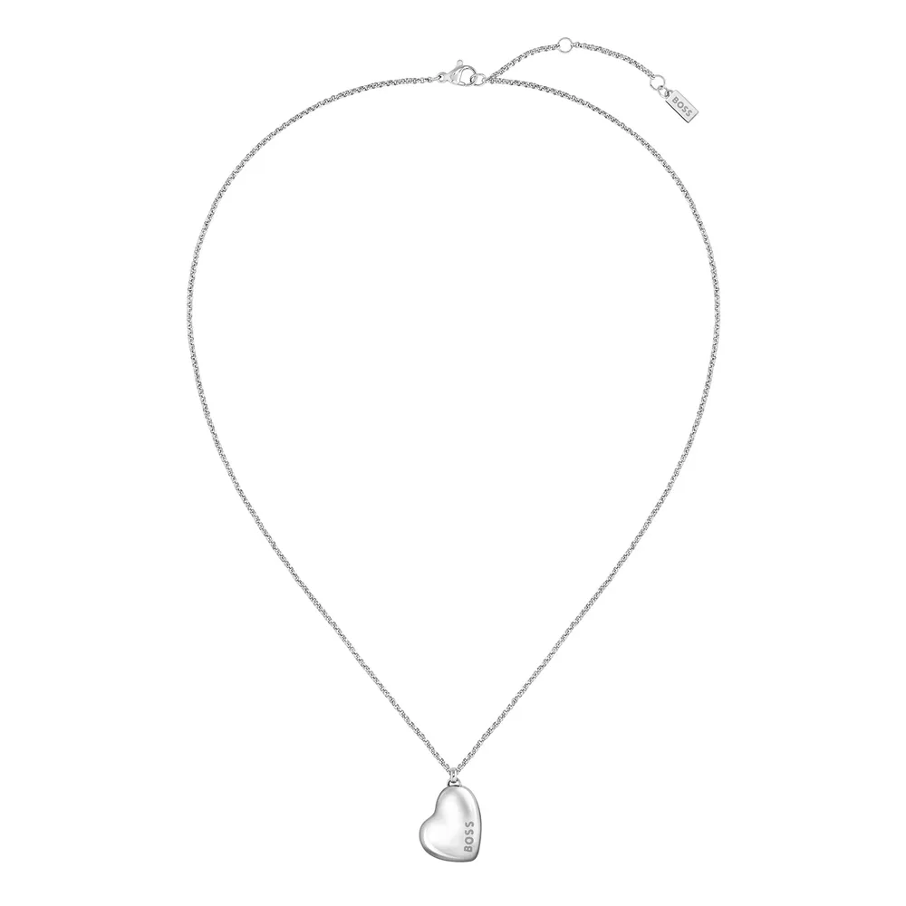 Boss Ladies BOSS Honey Stainless Steel Heart Necklace