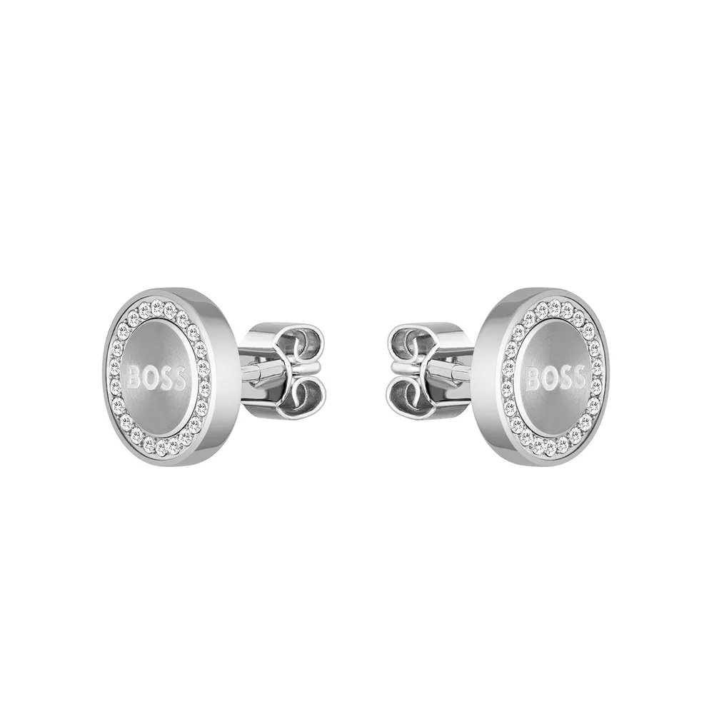 Boss Ladies BOSS Iona Stainless Steel Stud Earrings