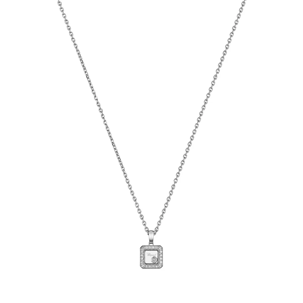 Chopard Happy Diamonds Icons Pendant, Ethical White Gold, Diamonds