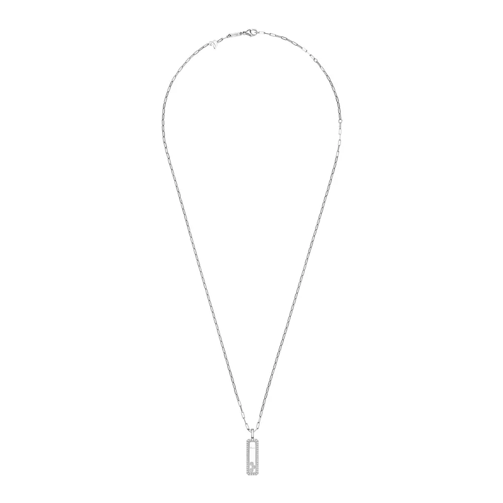 Chopard Happy Diamonds Icons Pendant In Ethical 18ct White Gold With Diamonds
