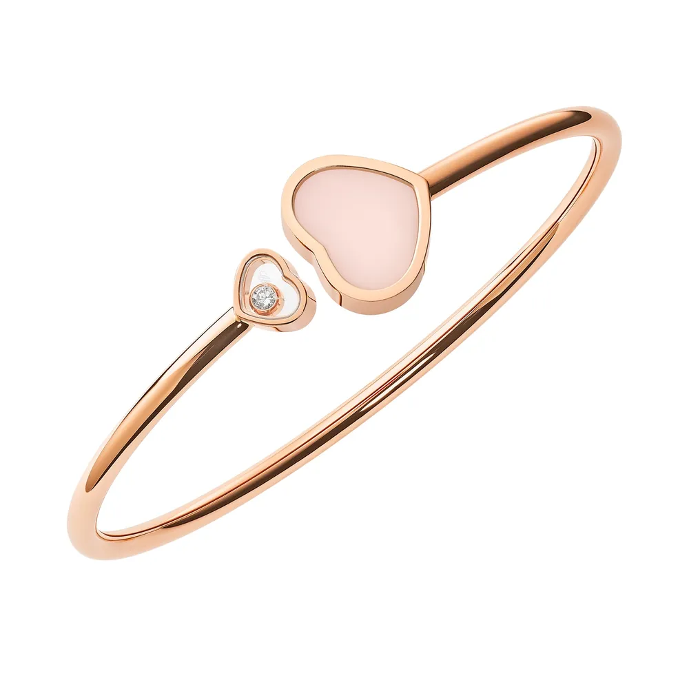Chopard Happy Hearts Pink Heart Bangle