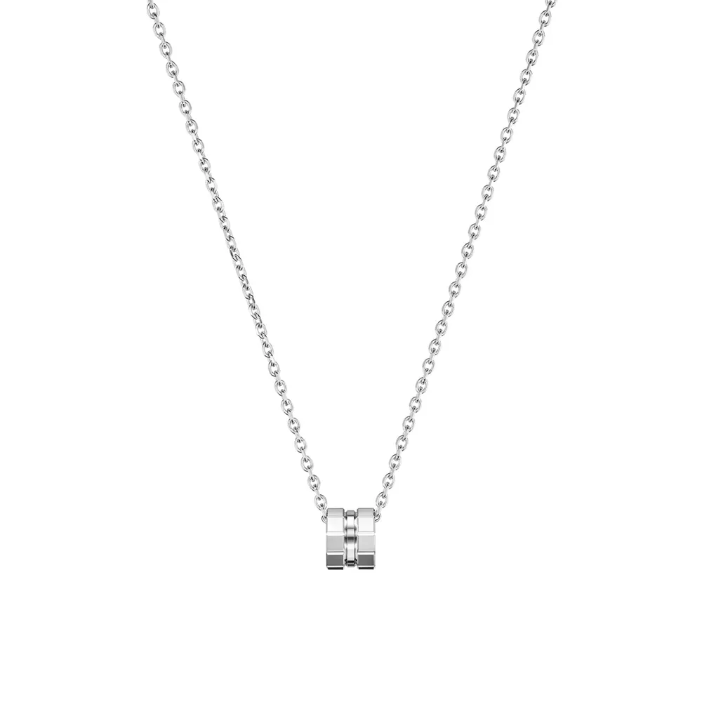 Chopard Ice Cube Pendant Necklace In Ethical 18ct White Gold