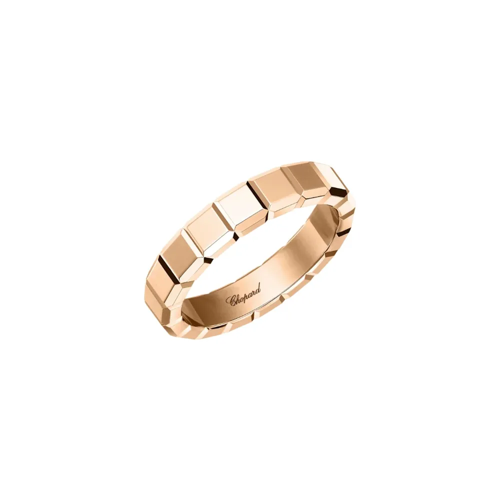 Chopard Ice Cube Ring In Ethical 18ct Rose Gold