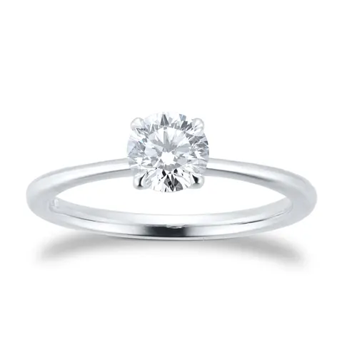 Goldsmiths Exclusive Platinum 0.70cttw Brilliant Cut Solitaire Goldsmiths Signature Diamond Engagement Ring
