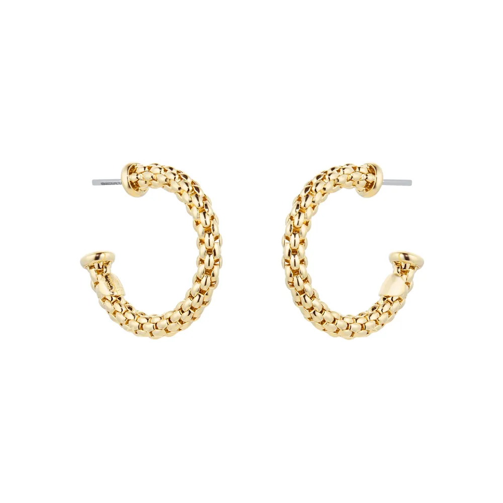 Fope Essentials 18ct Yellow Gold Small Hoop Earrings