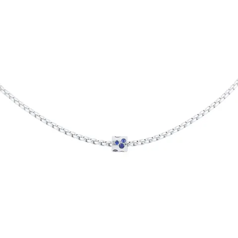 Fope Exclusive 18ct White Gold Sapphire Necklace