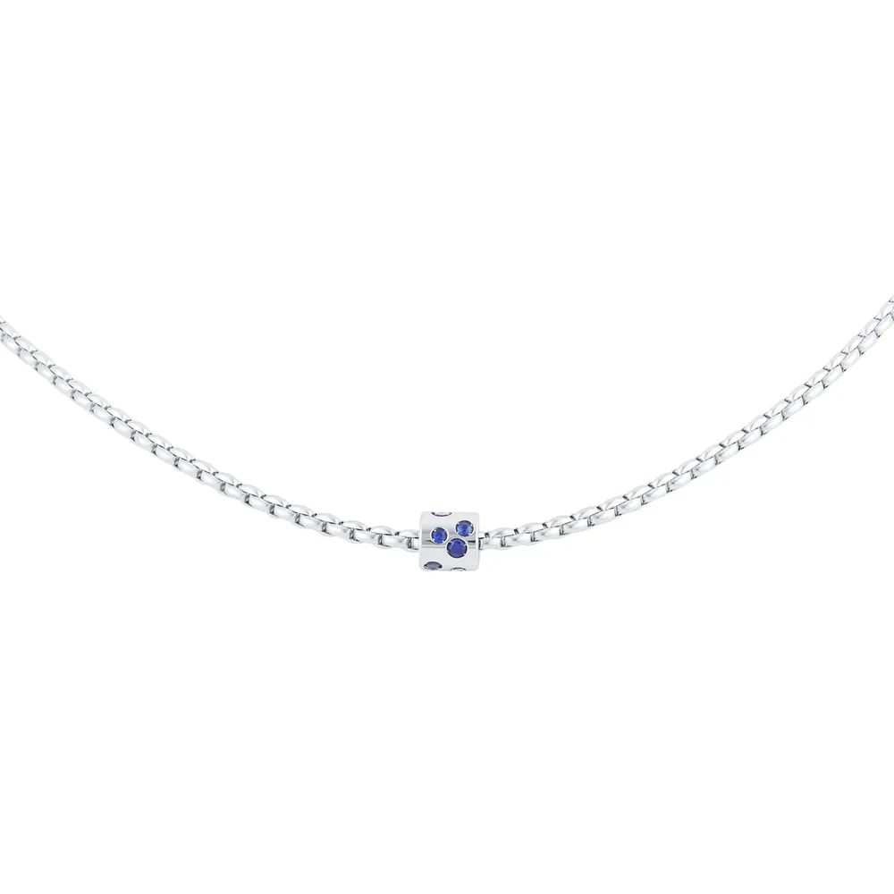 Fope Exclusive 18ct White Gold Sapphire Necklace