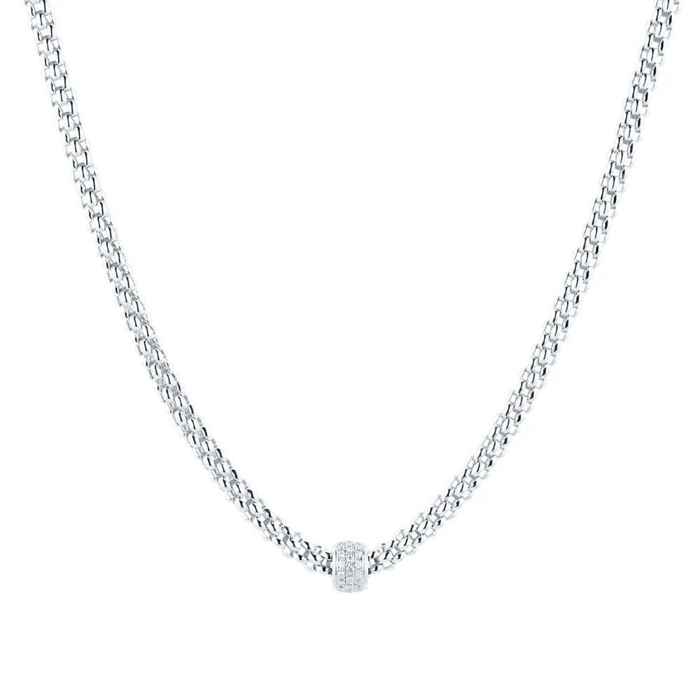 Fope Fope 18ct White Gold Solo 0.29cttw Diamond Necklet
