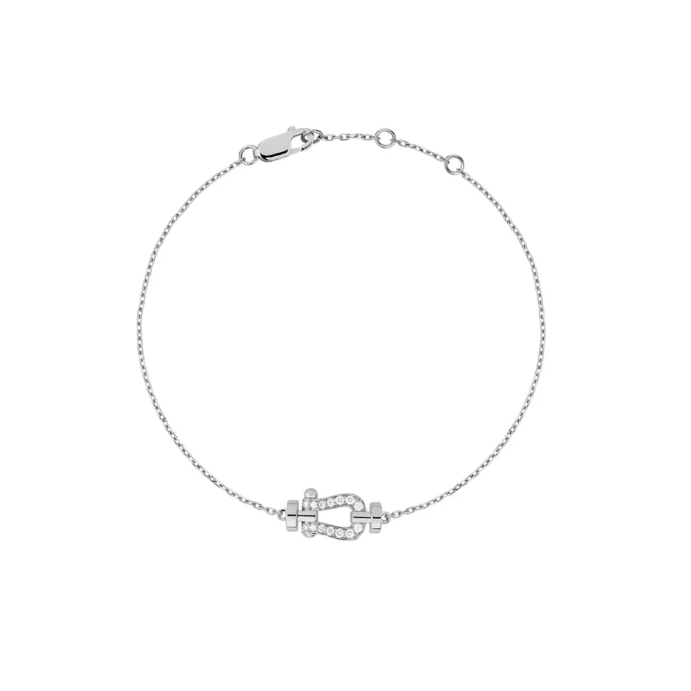 Fred Force 10 18ct White Gold Diamond Bracelet