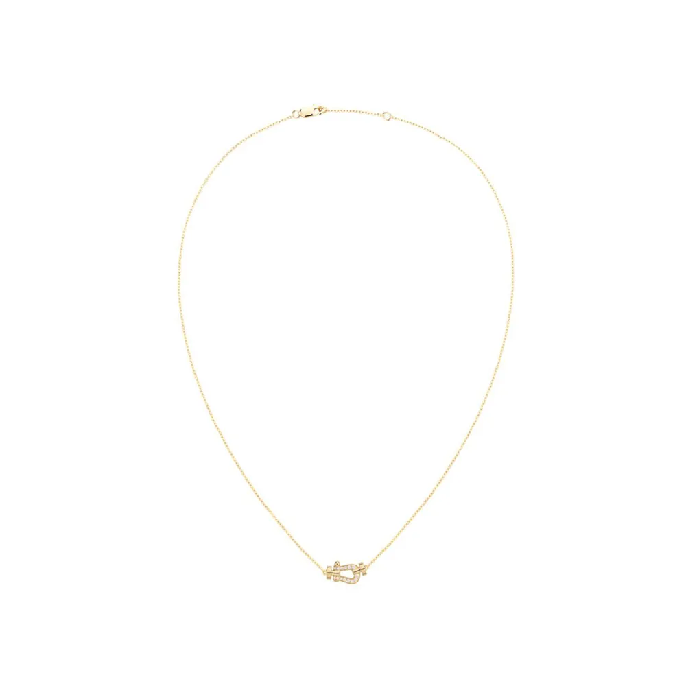Fred Force 10 18ct Yellow Gold 0.06ct Diamond Necklace