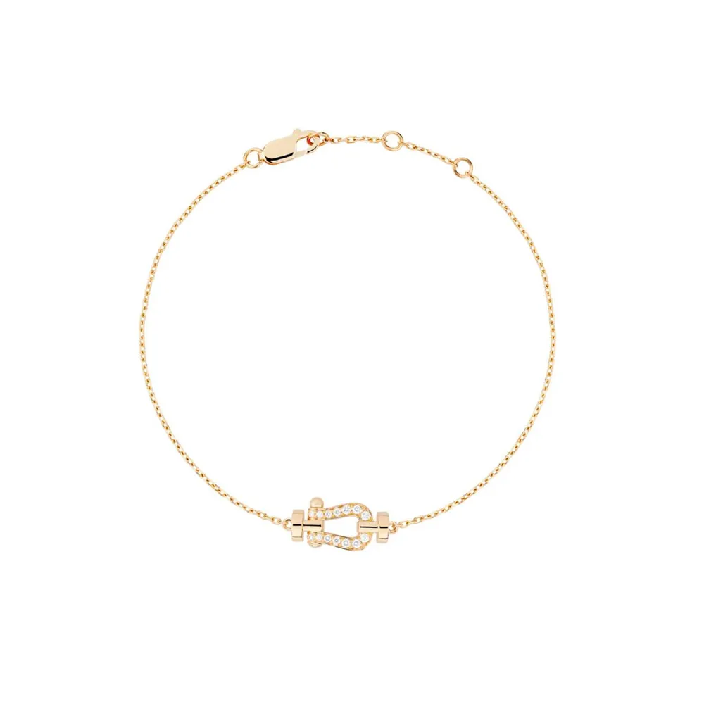 Fred Force 10 18ct Yellow Gold Diamond Bracelet