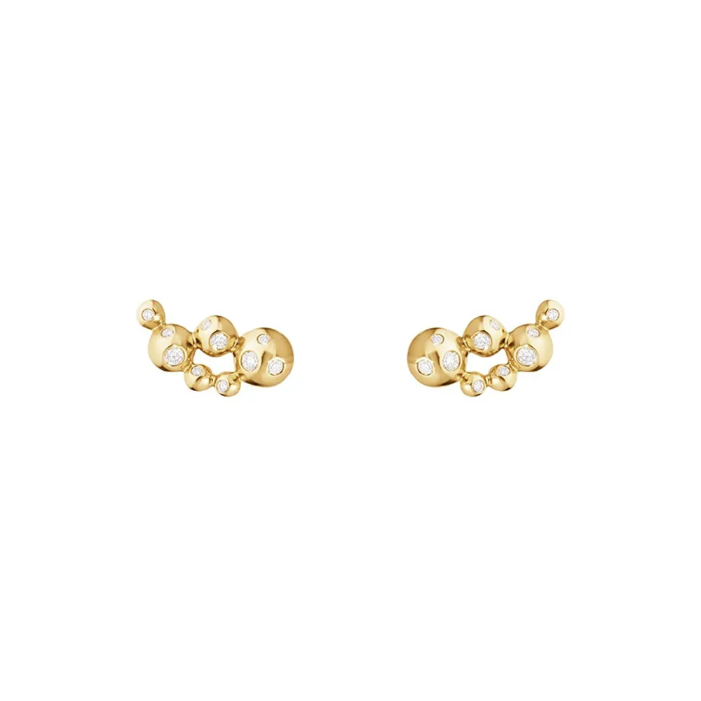 Georg Jensen 18ct Yellow Gold 0.14ct Diamond Ear Cuff