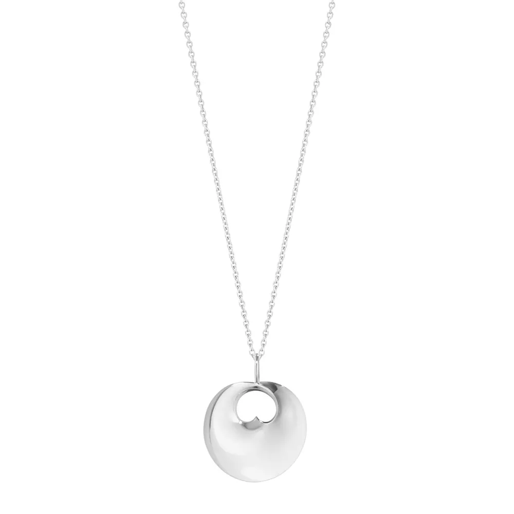 Georg Jensen Sterling Silver Hidden Heart Pendant Large