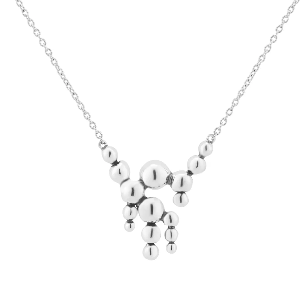 Georg Jensen Sterling Silver Moonlight Grapes Chandelier Pendant