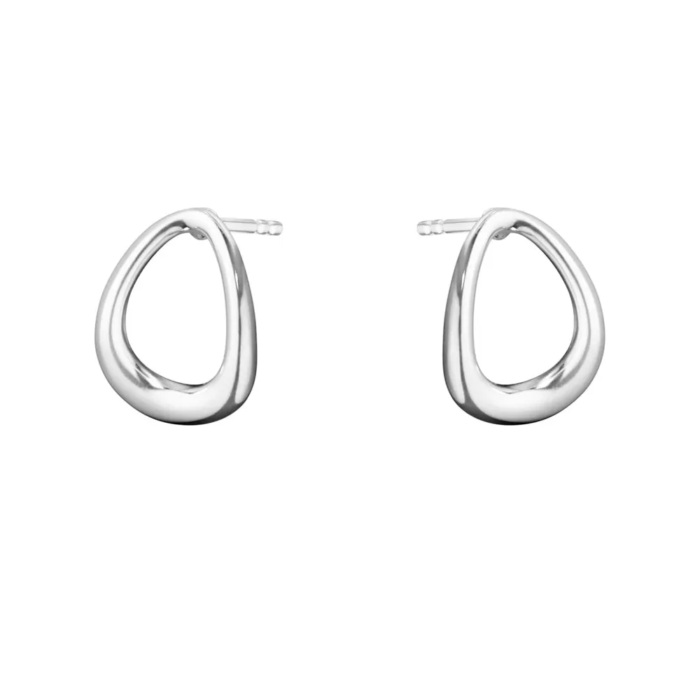 Georg Jensen Sterling Silver Offspring Stud Earrings